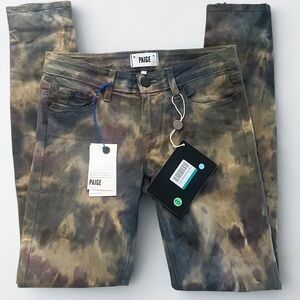 PAIGE Women’s Skinny Jeans – Size 28 – Tie-Dye / EarthBane Wash – NWT